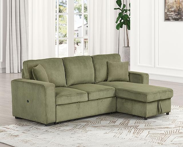 Yves Sectional Green