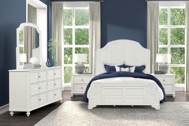 Whitehaven Bed White - Furniture 2 Go- FL