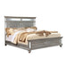 Salamanca Silver Cal.King & Queen Bed - Furniture 2 Go- FL