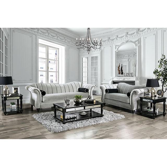 Marvin Pewter Love Seat - Furniture 2 Go- FL