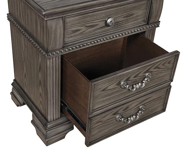 Pamphilos 4 & 5 Piece Queen Bedroom Set Gray & White - Furniture 2 Go- FL