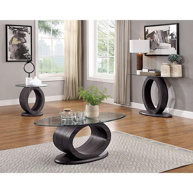Lodia Gray Sofa Table - Furniture 2 Go- FL
