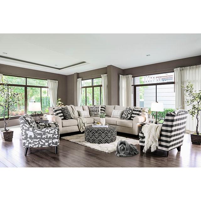 Patricia Ivory Sectional - Furniture 2 Go- FL