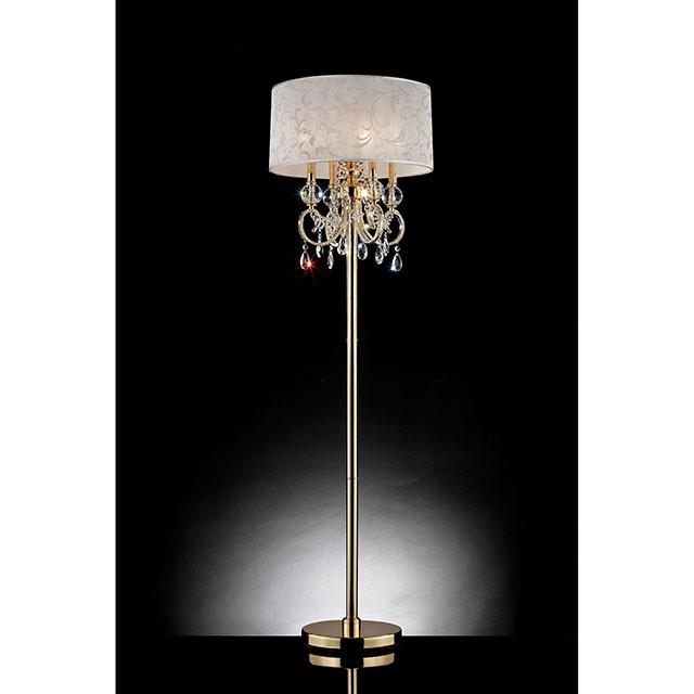 Deborah Gold 63"H Gold Floor Lamp image