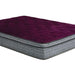 Purple/Grey 13" Euro Pillow Top Mattress Non-Flip, Full - Furniture 2 Go- FL