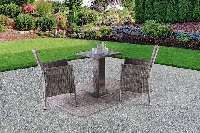 Aminta Patio Bistro Set (3 & 5 PC) - Furniture 2 Go- FL