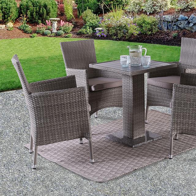 Aminta Patio Bistro Set (3 & 5 PC) - Furniture 2 Go- FL