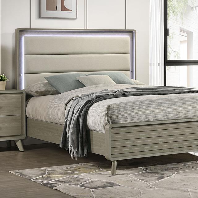 Rainier E.King Bed - Furniture 2 Go- FL