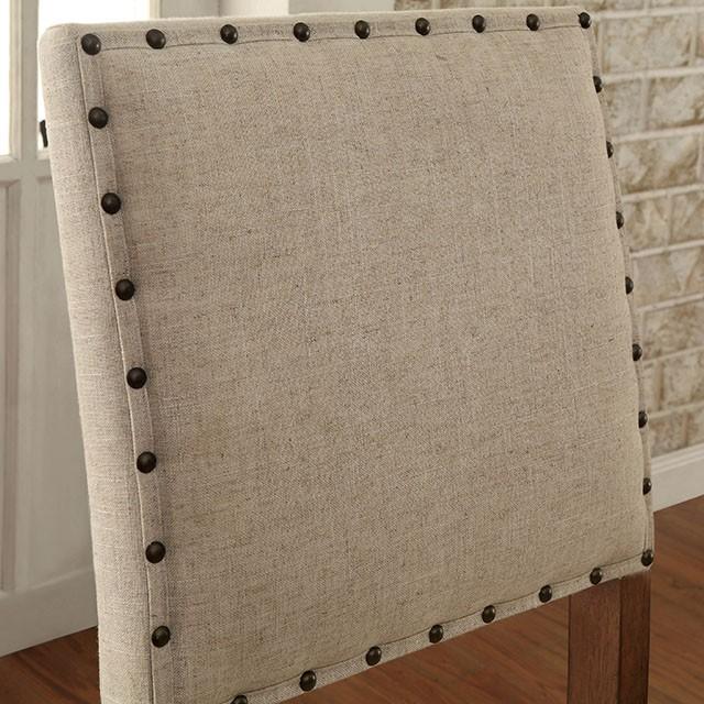 SANIA Rustic Oak Counter Ht. Chair (2/CTN) - Furniture 2 Go- FL