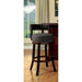 LYNSEY Dark Oak/Gray 29" Bar Stool - Furniture 2 Go- FL