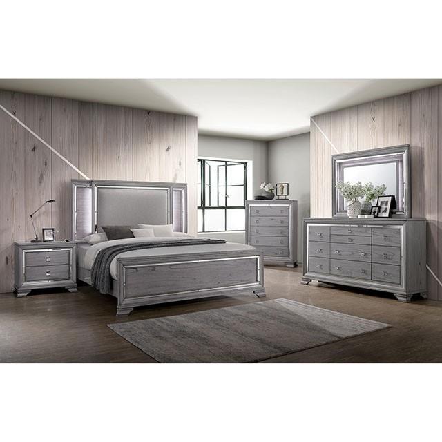 Alanis Light Gray Dresser - Furniture 2 Go- FL