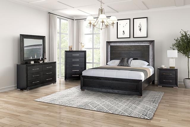 Ashbourne E.King, Queen, & Cal.King Bed - Furniture 2 Go- FL
