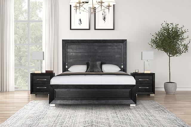 Ashbourne E.King, Queen, & Cal.King Bed - Furniture 2 Go- FL