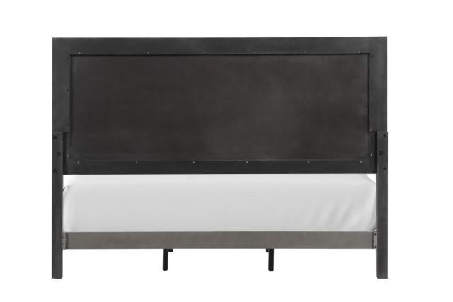Crowthorne E.King & Queen Bed Grey & White
