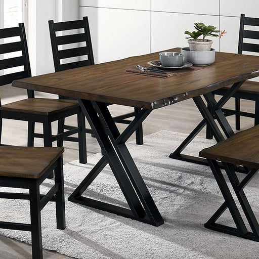Barbary Dining Table Set with Bench - Furniture 2 Go- FL