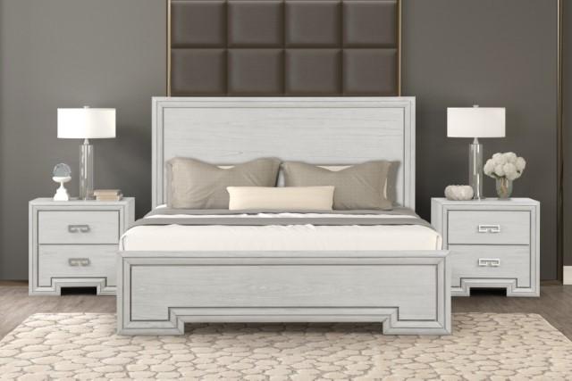 Basilone E.King Bed - Furniture 2 Go- FL