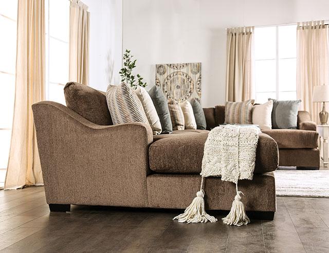 FARRINGDON Sectional, Brown