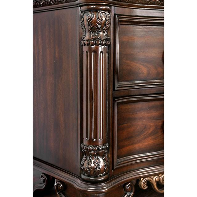 Menodora Brown Cherry Dresser - Furniture 2 Go- FL