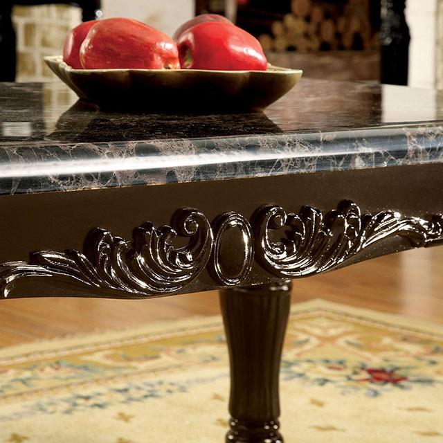 Brampton Espresso/Black Faux Sofa Table - Furniture 2 Go- FL