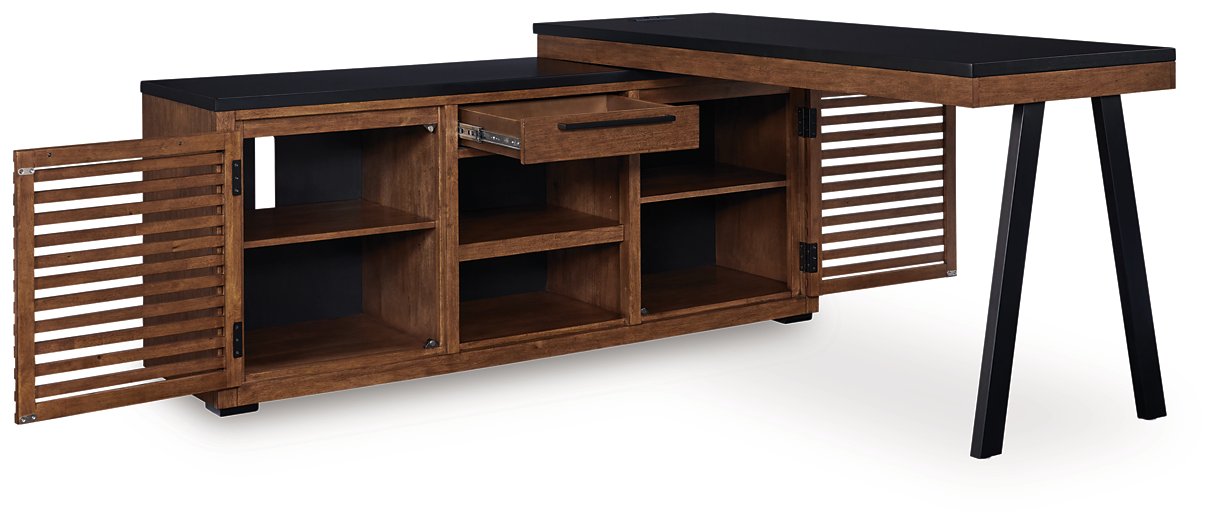 Kallari Credenza with Desk Return - Furniture 2 Go- FL