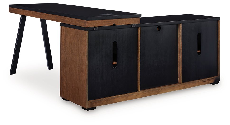 Kallari Credenza with Desk Return - Furniture 2 Go- FL