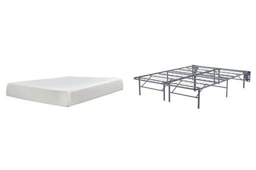 10 Inch Chime Memory Foam Mattress Set - Furniture 2 Go- FL