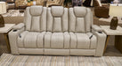 Elevate Edges Reclining Sofa with Drop Down Table - Furniture 2 Go- FL