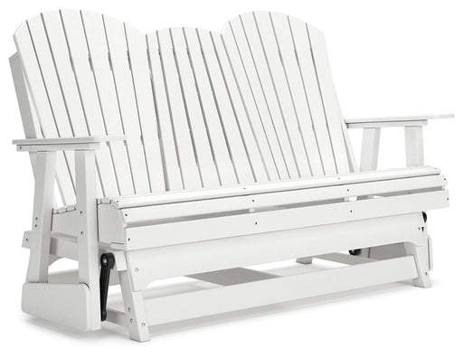 Hyland wave Outdoor Glider Loveseat - Furniture 2 Go- FL