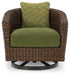 Horizon Hall Outdoor Swivel Lounge Chair with Cushion - Furniture 2 Go- FL