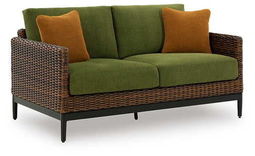 Horizon Hall Outdoor Loveseat with Cushion - Furniture 2 Go- FL