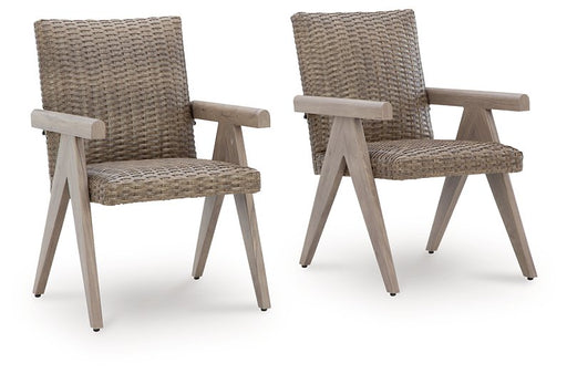Cliff Trails Outdoor Arm Chair (Set of 2) - Furniture 2 Go- FL