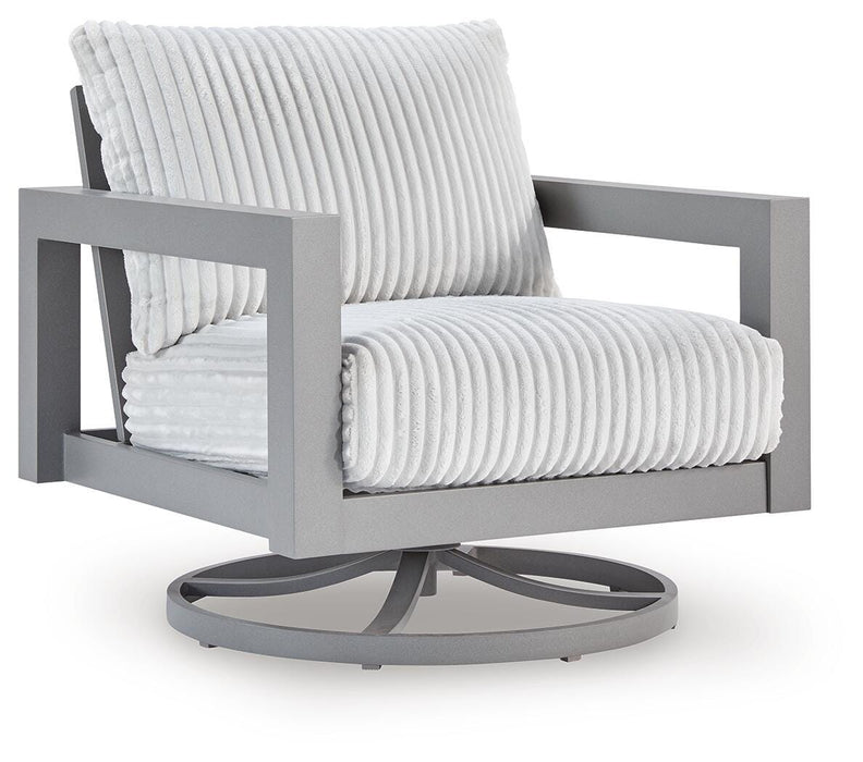 Hurley Park Outdoor Swivel Chair with Cushion - Furniture 2 Go- FL