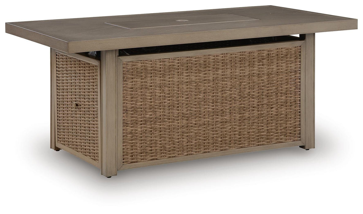Laguna Heights Outdoor Fire Pit Table - Furniture 2 Go- FL