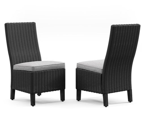 Beachcroft Outdoor Side Chair with Cushion (Set of 2) - Furniture 2 Go- FL