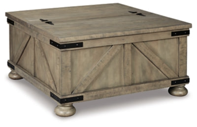 Aldwin Coffee Table With Storage - Furniture 2 Go- FL