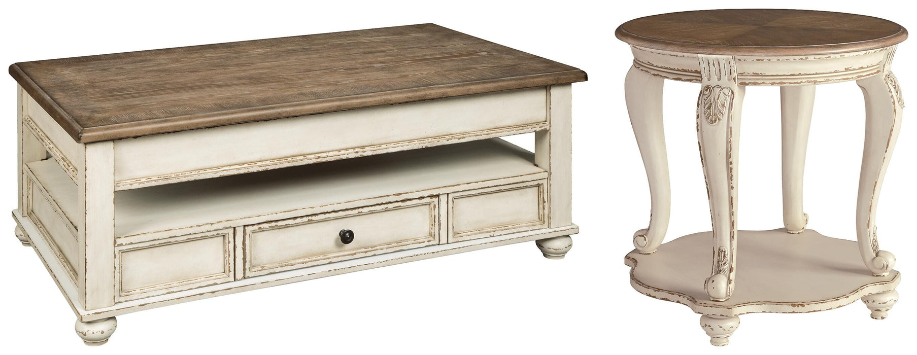 Realyn Table Set - Furniture 2 Go- FL