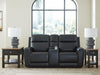 5Z-Comfort Power Reclining Loveseat with Console - Furniture 2 Go- FL