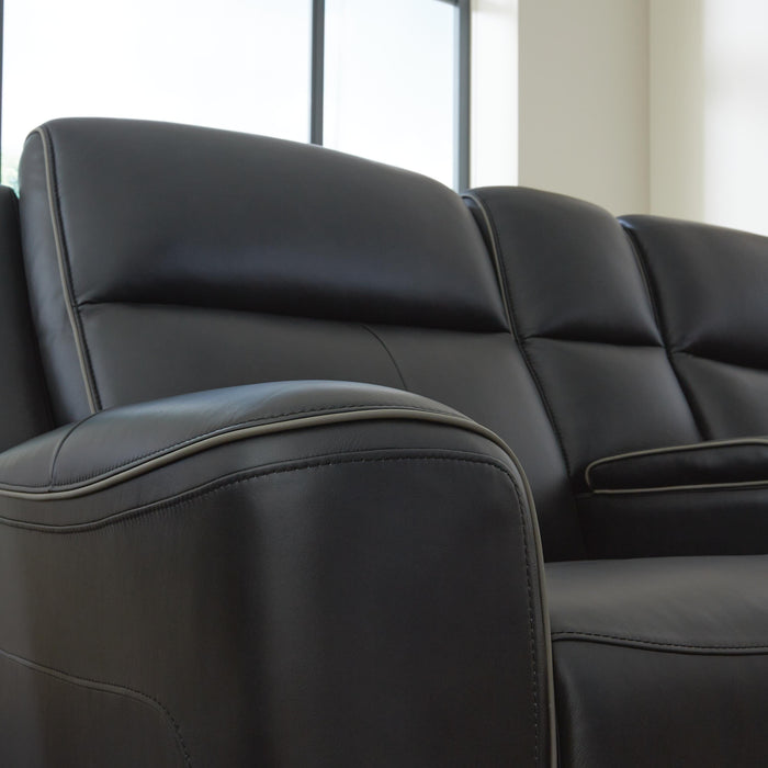 5Z-Comfort Power Reclining Loveseat with Console - Furniture 2 Go- FL