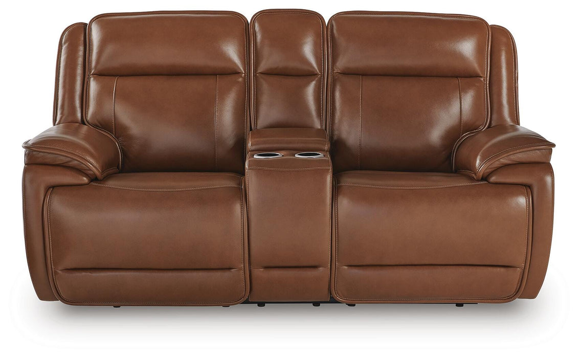Healy Pier Power Reclining Loveseat with Console - Furniture 2 Go- FL