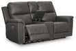 Bleckley Power Reclining Loveseat with Console - Furniture 2 Go- FL