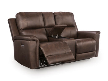 Bleckley Power Reclining Loveseat with Console - Furniture 2 Go- FL