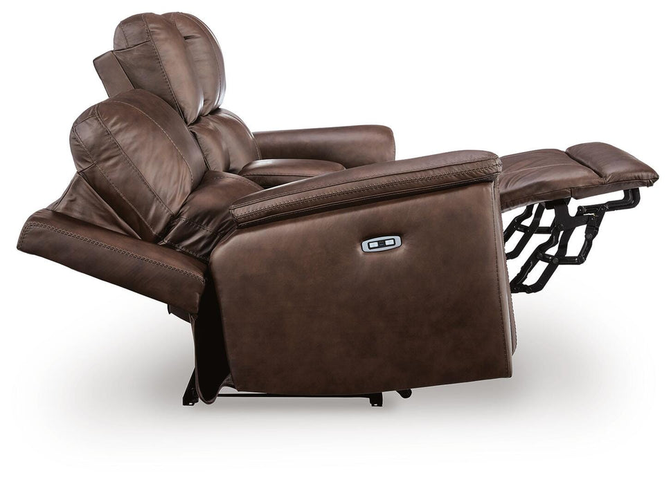 Bleckley Power Reclining Loveseat with Console - Furniture 2 Go- FL