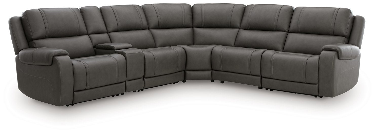 5Z - Pittson Power Reclining Sectional - Furniture 2 Go- FL