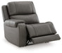 5Z - Pittson Power Reclining Sectional Loveseat with Console - Furniture 2 Go- FL