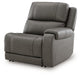 5Z - Pittson Power Reclining Sectional Loveseat with Console - Furniture 2 Go- FL
