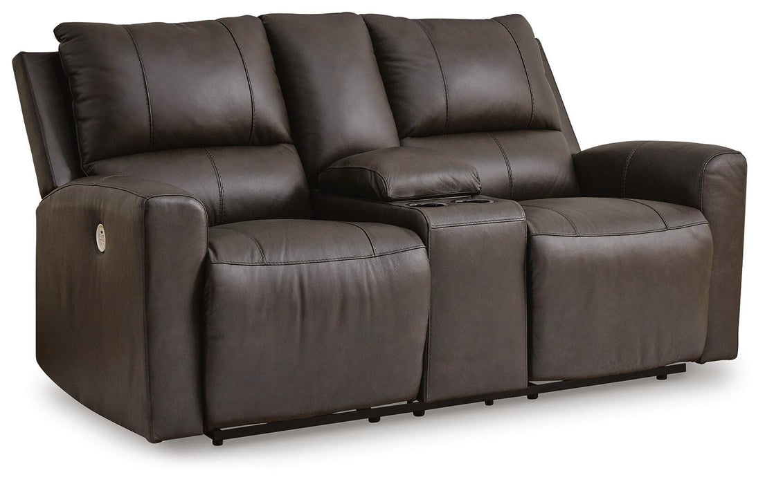 Boxmere Power Reclining Loveseat with Console - Furniture 2 Go- FL