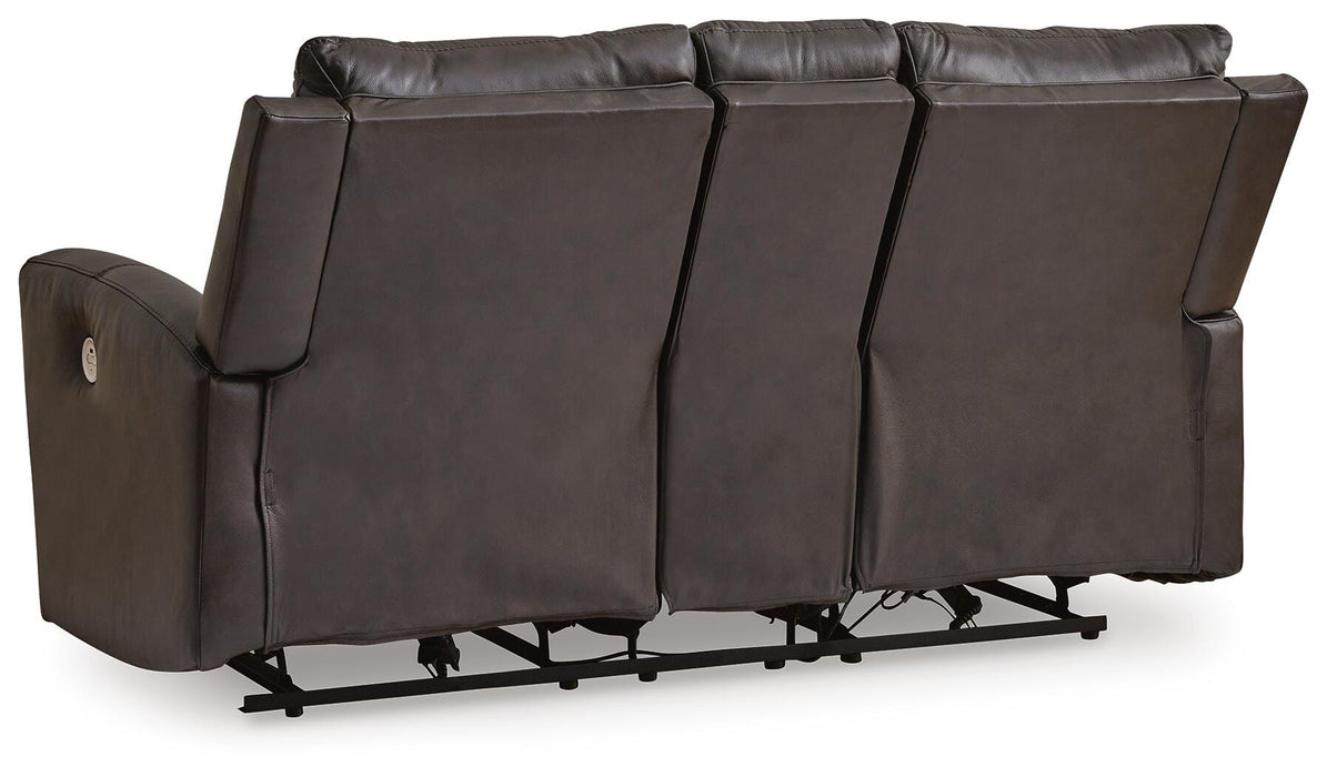 Boxmere Power Reclining Loveseat with Console - Furniture 2 Go- FL