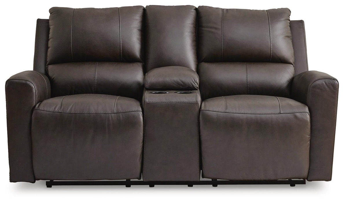 Boxmere Power Reclining Loveseat with Console - Furniture 2 Go- FL