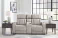 Boyington Power Reclining Loveseat with Console - Furniture 2 Go- FL