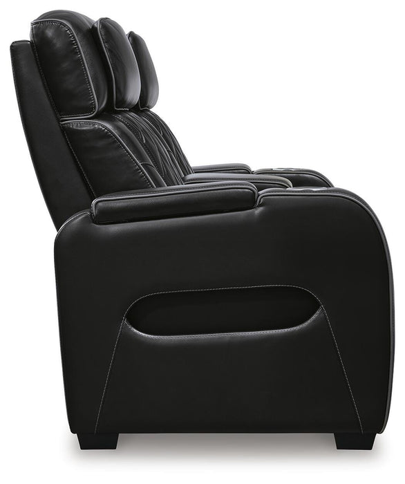 Boyington Power Reclining Loveseat with Console - Furniture 2 Go- FL